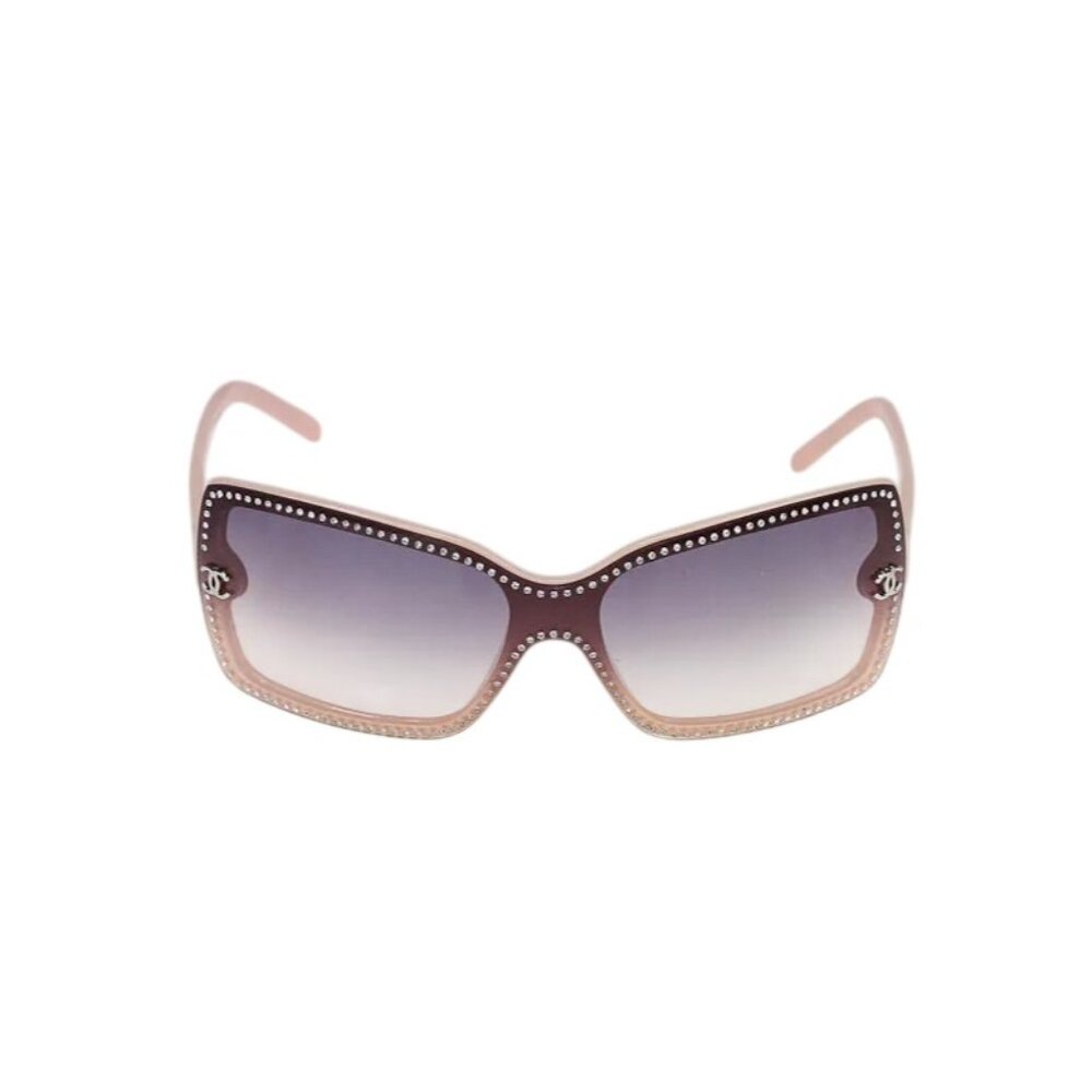 B-35. Chanel Swarovski Crystal Y2K Sunglasses - Picture 2 of 2